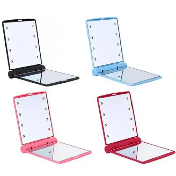 Мини-зеркало с подсветкой 8 Led