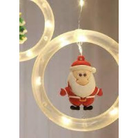 Xmas штора Кольца с фигурами 3m*70cm 110L W Белая