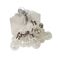 XMAS Гирлянда Штора лампочки в прозрачном шаре 5M 20 лампочек Мультицветная Multi