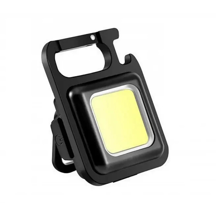 Кишеньковий світильник брелок кемпінг МЕТАЛ AND COB