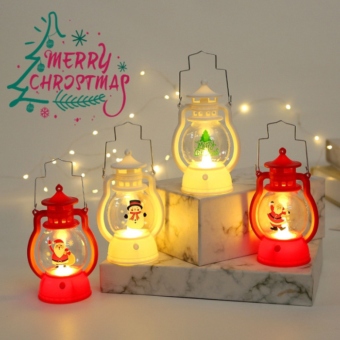 Новогодняя лампа Led Christmas Lantern (размер 11см * 5,5см)