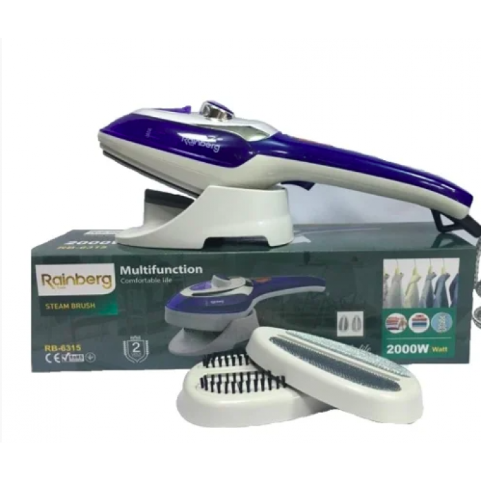 Відпарювач для одягу Rainberg RB-6315 ручний змінними насадками 2000W