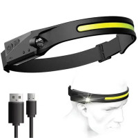 Фонарик налобный с датчиком движения g28