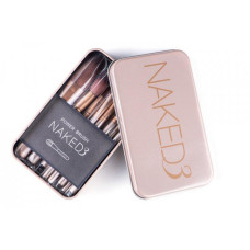 Пензлики для макіяжу Make up brush set золото