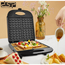 Вафельниця з антипригарним покриттям DSP KC-1160 1400 Вт