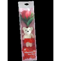 Мыло из роз с мишкой 28-1 rosa