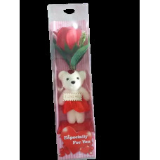 Мыло из роз с мишкой 28-1 rosa