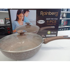 Сковорода з мармуровим антипригарним покриттям 28 см