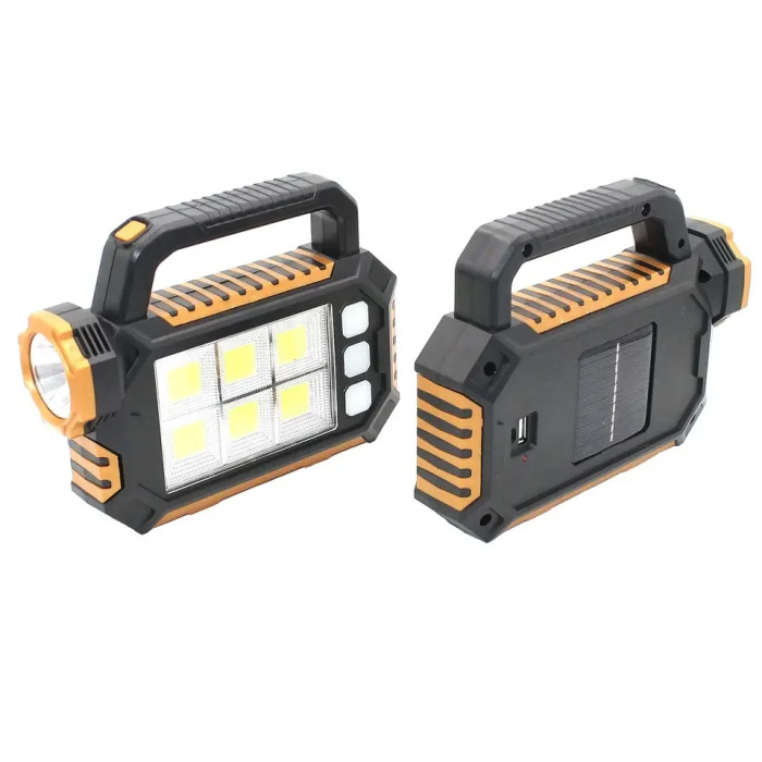 Ручной светодиодный фонарь на солнечной аккумуляторной батареи 8029 NJ-02006