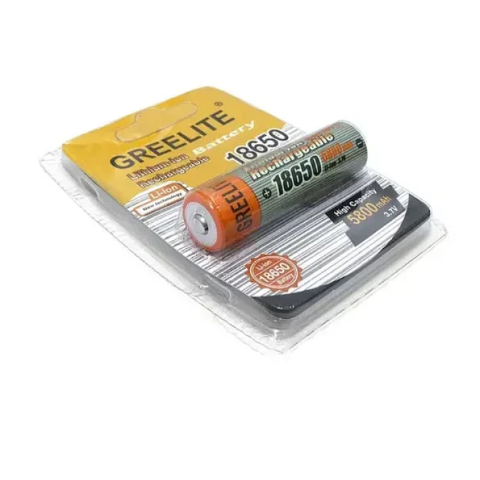 Акумулятор 18650 5800 мА·год 3,7В Li-Ion Greelite FST-01