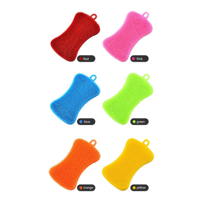 Силиконовая мочалка 3109