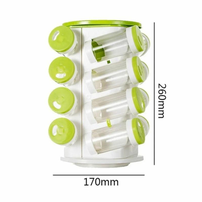 Набір для спецій Spice Rack, 12 місткостей