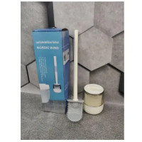 Туалетный ершик с силиконовой щеткой 10 х 4,5 х 36 см