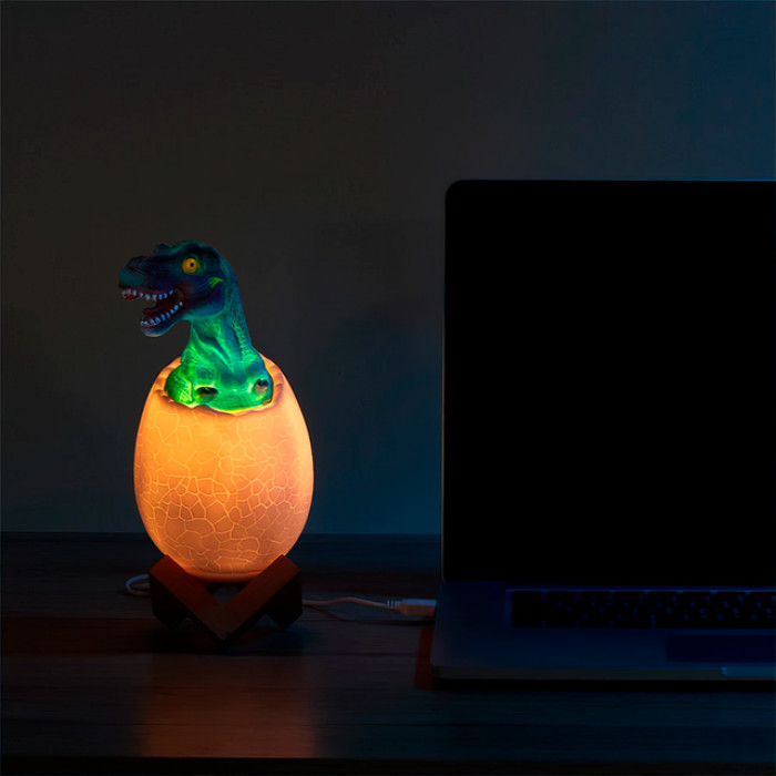 Дитячий світильник "Динозаврик у яйці" LED DINOSAR 799