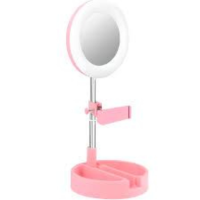 Круглое складное зеркало G3 с Led подсветкой