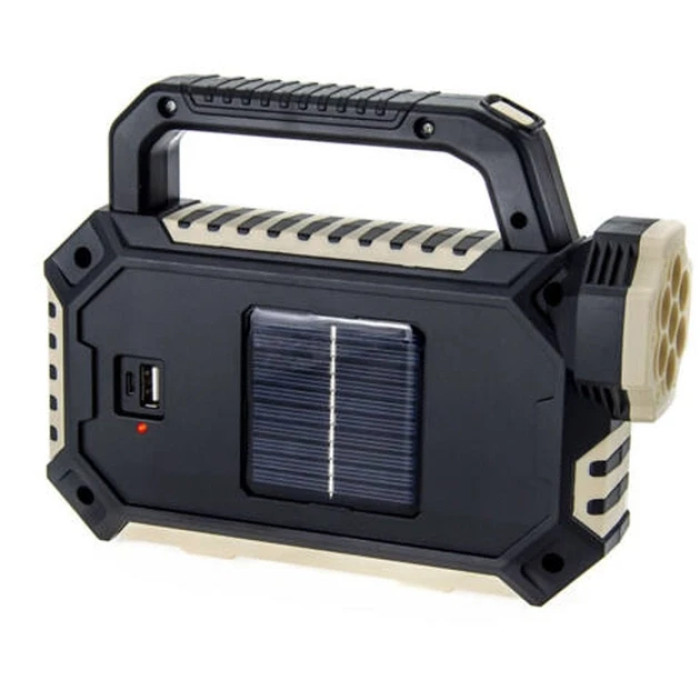 Ручной светодиодный фонарь на солнечной аккумуляторной батареи 8029 NJ-02006