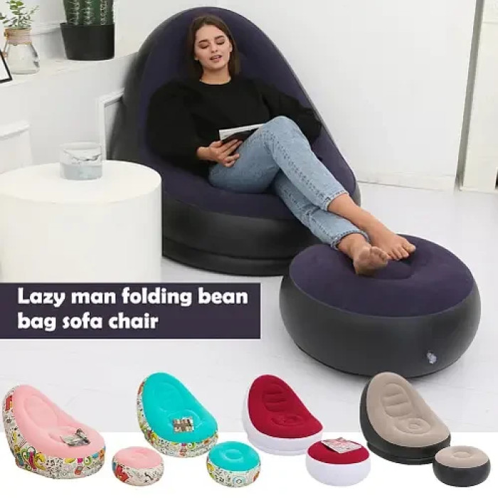 Надувний диван-ліжко, потовщене крісло для відпочинку