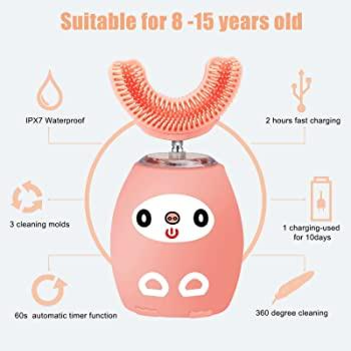 Дитяча зубна щітка children's u shaped toothbrush