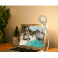 Гнучкий USB-світильник із керуванням голосом 16 LED, 5 Вт, Білий