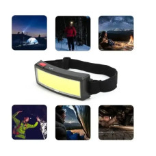 Налобний ліхтар BL TM-G14 COB + USB CHARGE