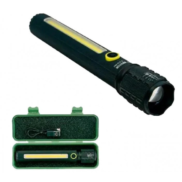 Фонарик ручной BL C73 P50 COB + USB CHARGE