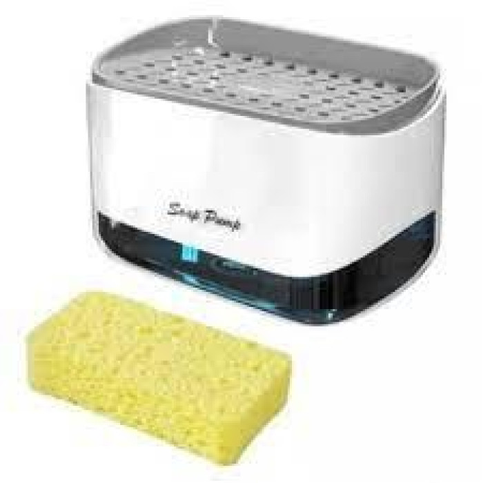 Дозатор для мийного засобу з губкою New Soap Pamp