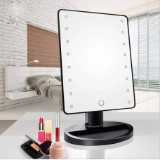 Зеркало для макияжа Large LED Mirror настольное с подсветкой 22 LED