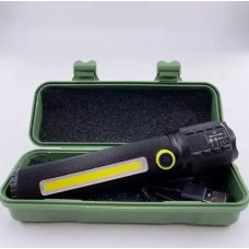Фонарик ручной BL C73 P50 COB + USB CHARGE