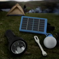 Ліхтарик ручний BL YW-038 hand torch + bulb + solar