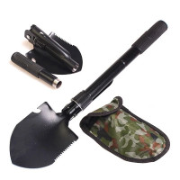 Складная туристическая лопата в чехле