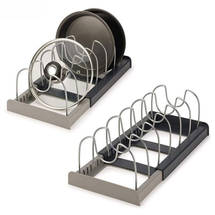 Розширюваний тримач для зберігання з неіржавкої сталі DISH RACK