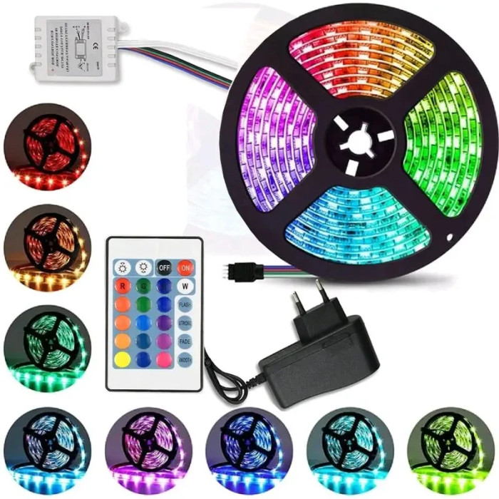 Світлодіодна стрічка 3528 LED RGB 5 м