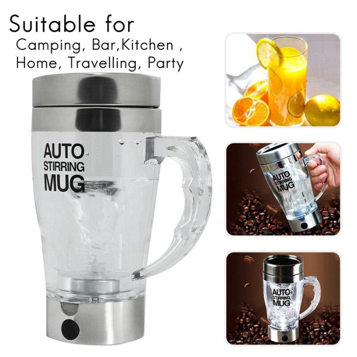 Кавовий кухоль 301-400 мл, кружок із прозорим корпусом, з неіржавкої сталі