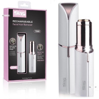 Електробритва жіноча для обличчя для сухого гоління White/Pink DSP 70081