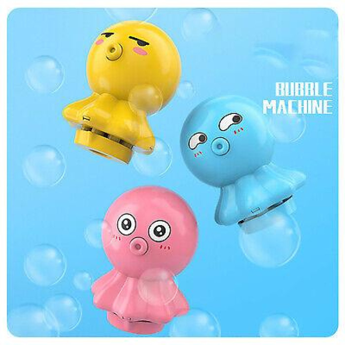 Іграшка восьминіг пускає бульбашки з рідиною