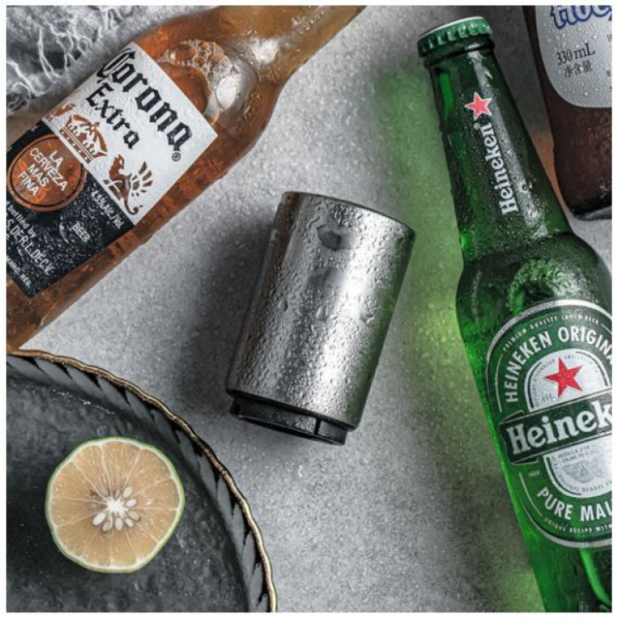 Автоматична відкривачка для пляшок металева