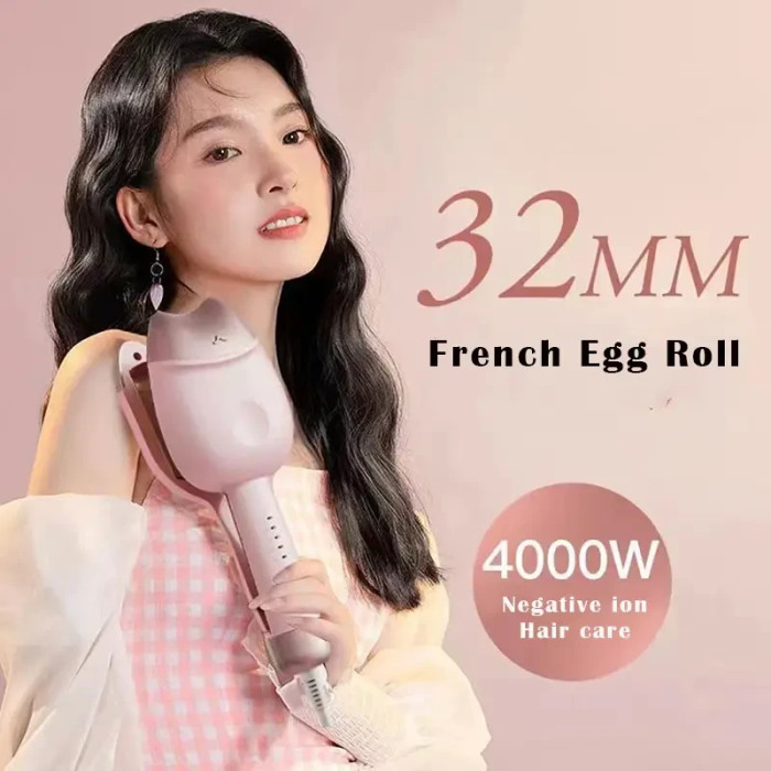 Щипці для завивання волосся 32 мм, керамічна плойка з потрійним циліндром ROLL STICK XL-290