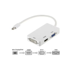 Конвертер Mini DisplayPort на HDMI/DVI/VGA