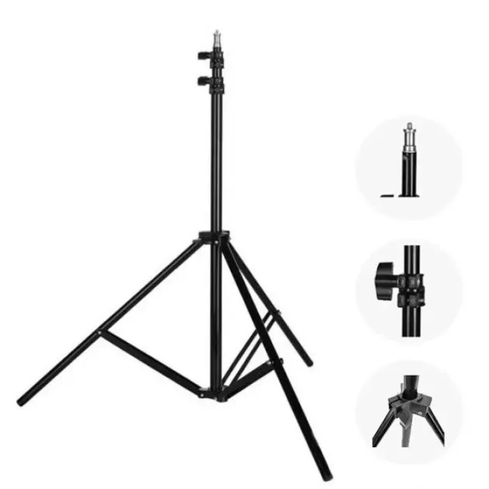 Телескопічний штатив для кільцевого LED-лампи