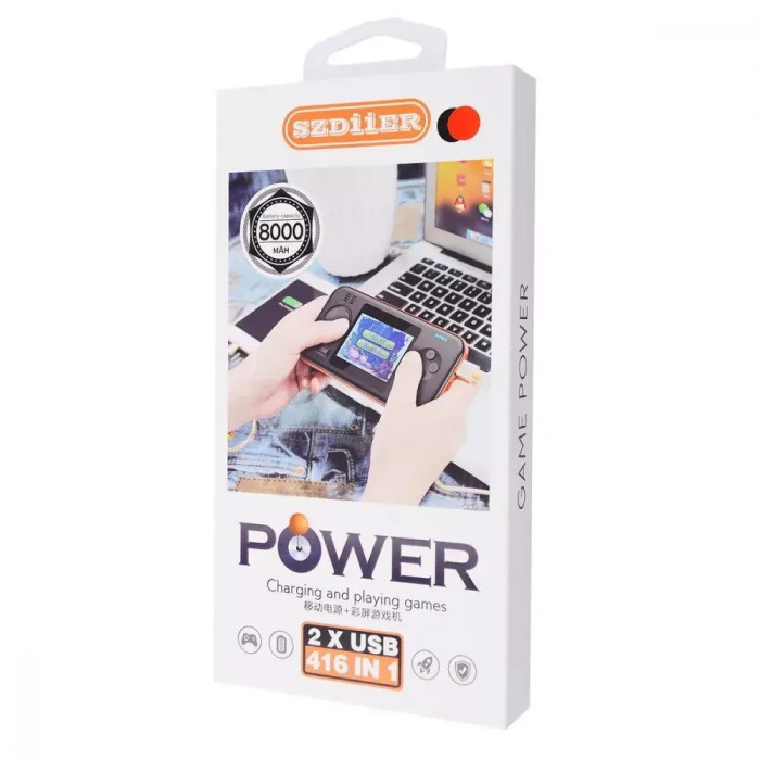Ретро ігрова приставка SUP G-416 Game Box Portable + Power Bank