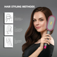 Електричний гребінець випрямляч для волосся + олія Ionic 60W DSP 10248