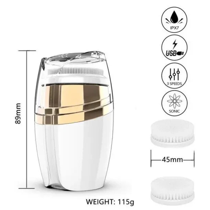 Щетка для лица Soniс Facial Cleansing Brush LT-606 с насадками