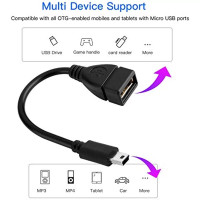 Перехідник OTG USB — MINI USB