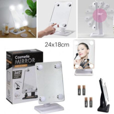 Зеркало с подсветкой для макияжа Cosmetie mirror 360 Rotation Angel