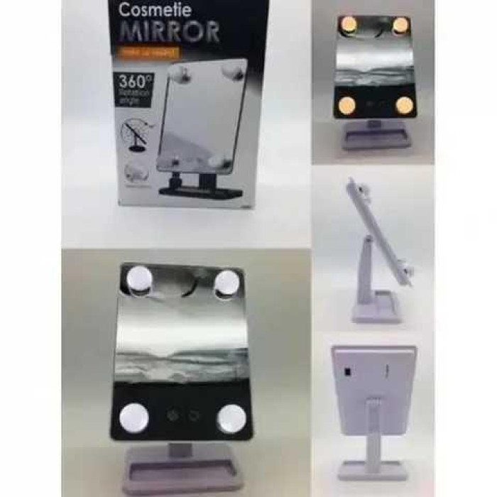Зеркало с подсветкой для макияжа Cosmetie mirror 360 Rotation Angel