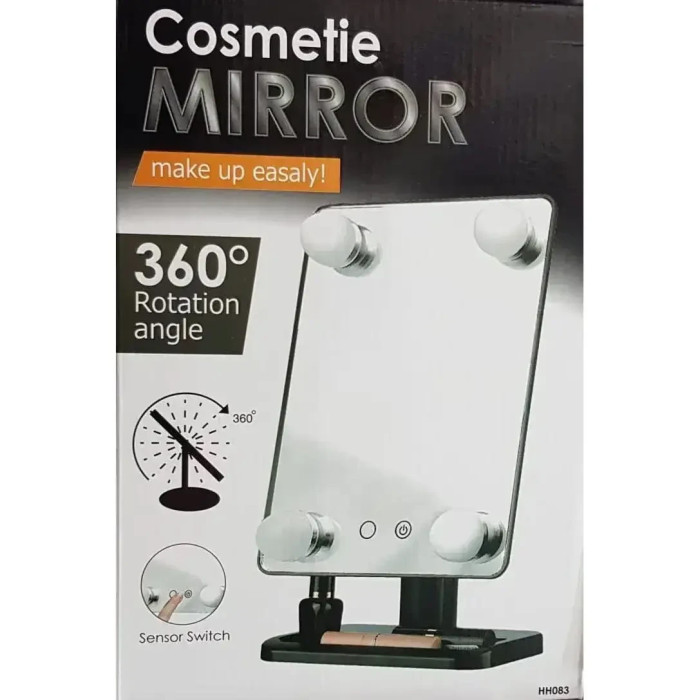 Зеркало с подсветкой для макияжа Cosmetie mirror 360 Rotation Angel
