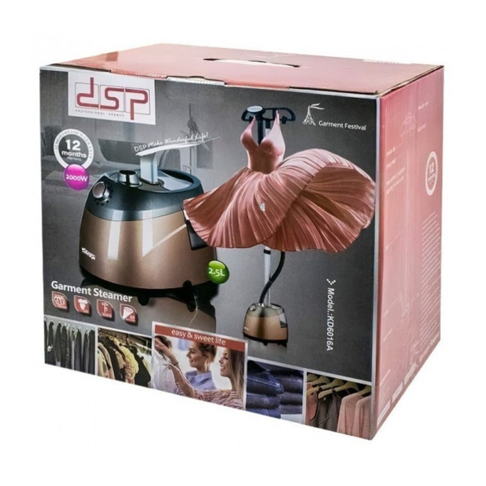 Відпарювач підлоговий для одягу DSP KD6019 2.1L 2000W