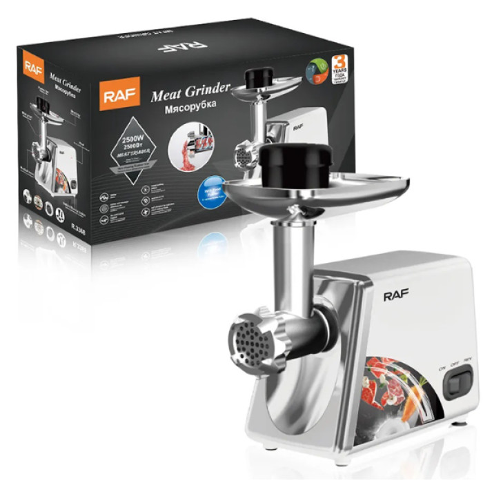 Електрична м'ясорубка RAF R.3368 (2500W)