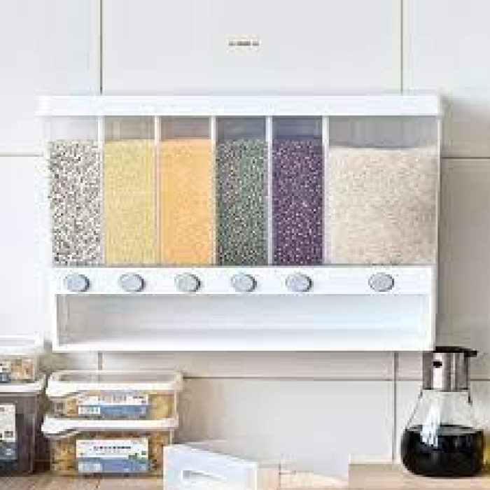 Органайзер для круп із дозатором, 6 секцій AB-5