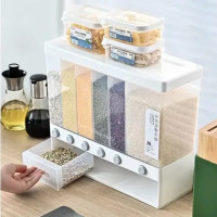 Органайзер для круп с дозатором, 6 секций AB-5